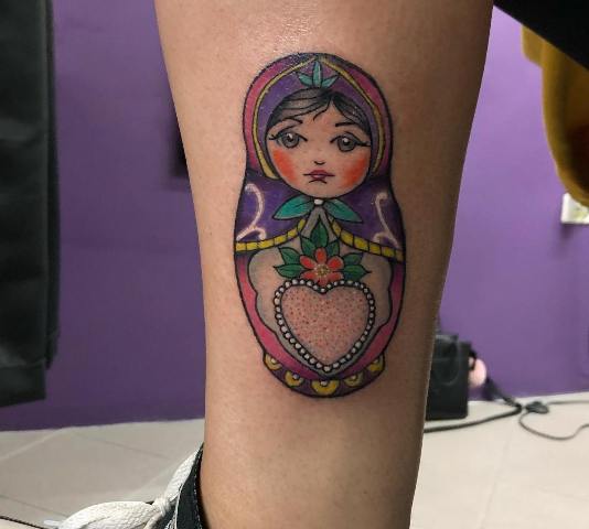 Lovely-Devil-Matryoshka-Thigh-Tattoo
