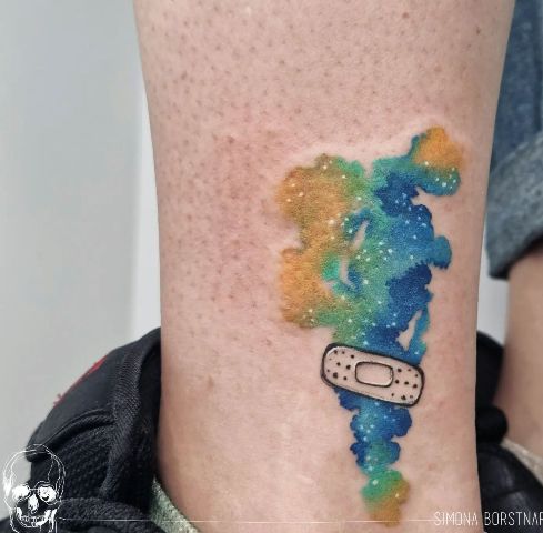 Attractive-Band-Aid-Mental-Health-Tattoo
