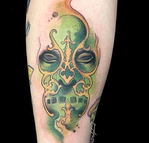 Amazing-Death-Eater-Mask-Tattoo 