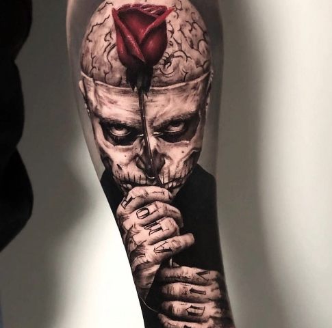 14.-Fabulous-Horror-Tattoo-Scary-3D-Print 