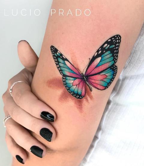 15.-Gorgeous-Butterfly-3D-Tattoo-Print 