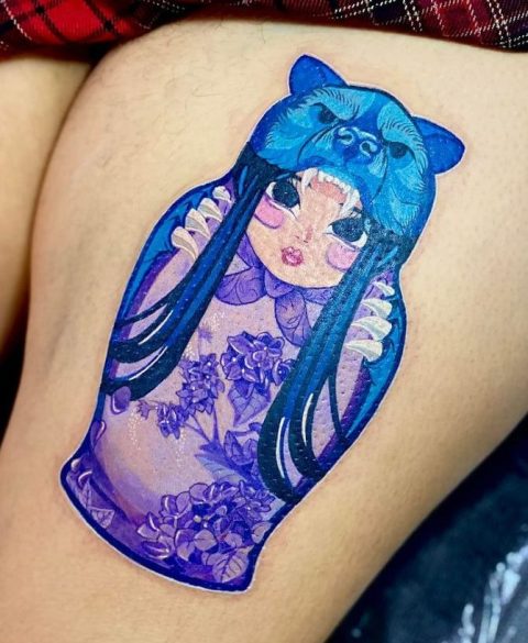 Fabulous-Grim-Reaper-Matryoshka-Arm-Tattoo
