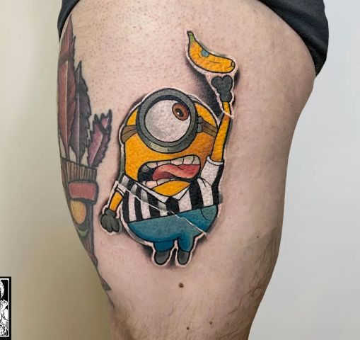 17.-Lovely-Cartoon-3D-Tattoo 