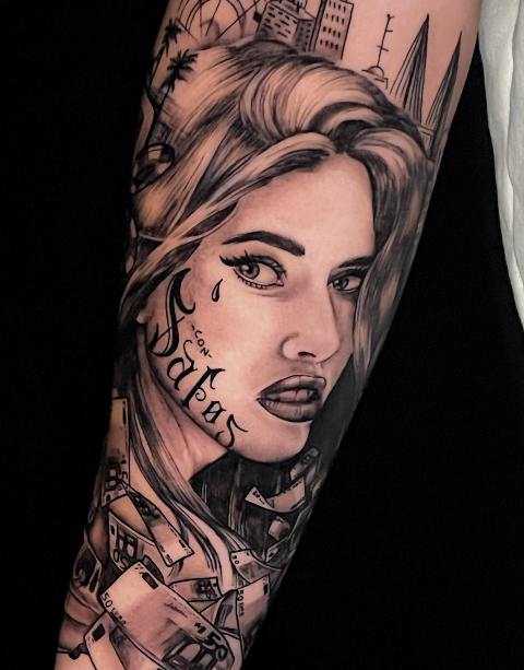 Gorgeous-Unique-Chicano-Tattoo 