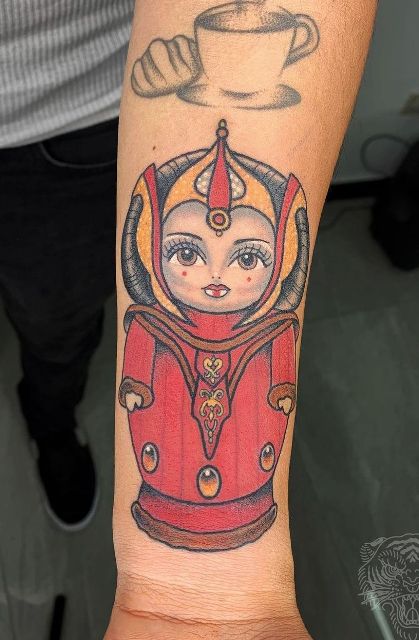 Gorgeous-Star-Wars-Matryoshka-Arm-Tattoo
