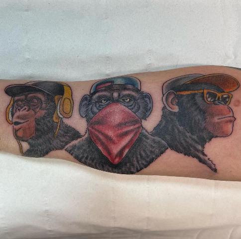 Attractive-Three-Monkeys-Hear-No-Evil-See-No-Evil-Tattoo 