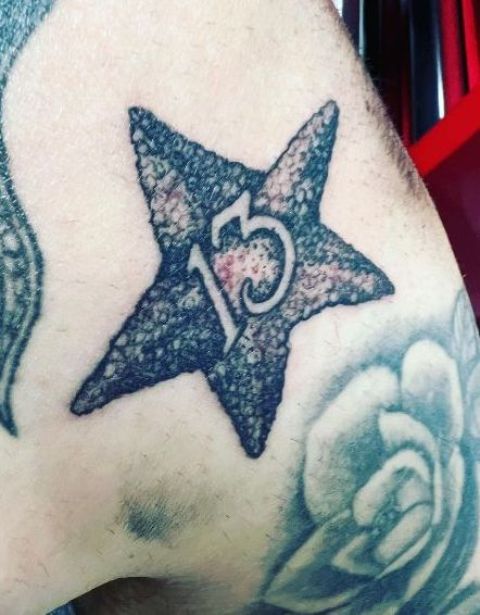 Attractive-Starfish-Lucky-13-Tattoo 