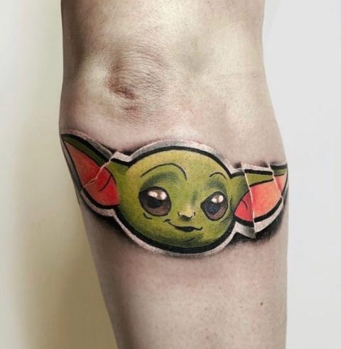 9.-Stunning-Star-Wars-3D-Tattoo 