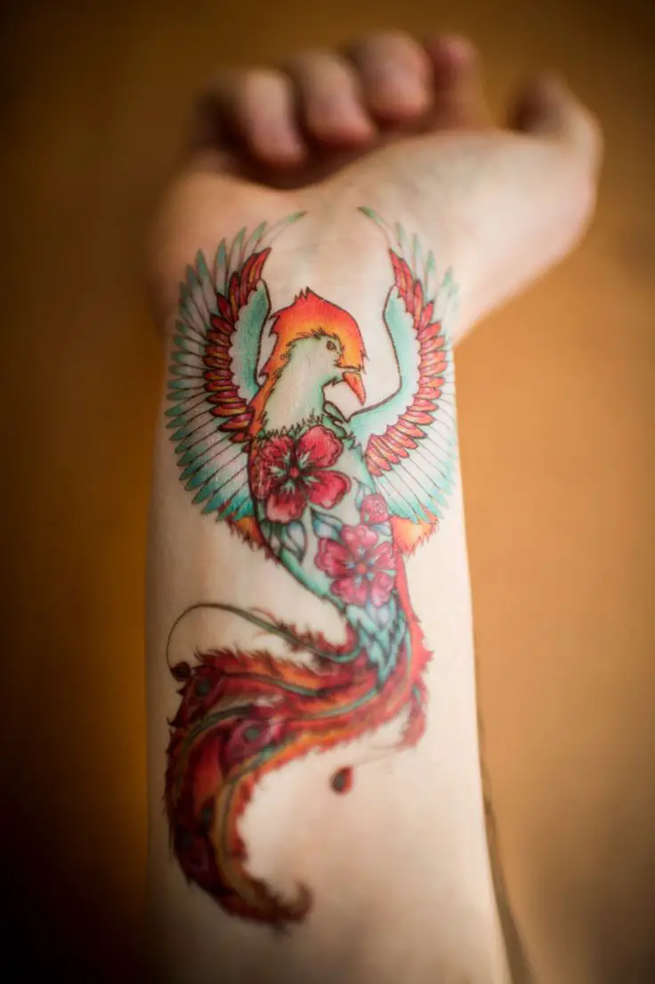 Gorgeous-Tiny-Phoenix-Tattoo 